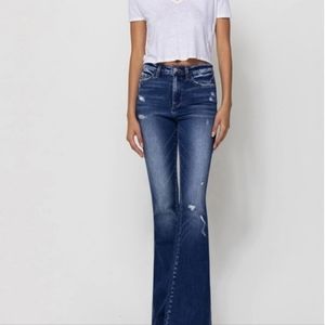 VERVET Flying Monkey High Rise Flare Jeans